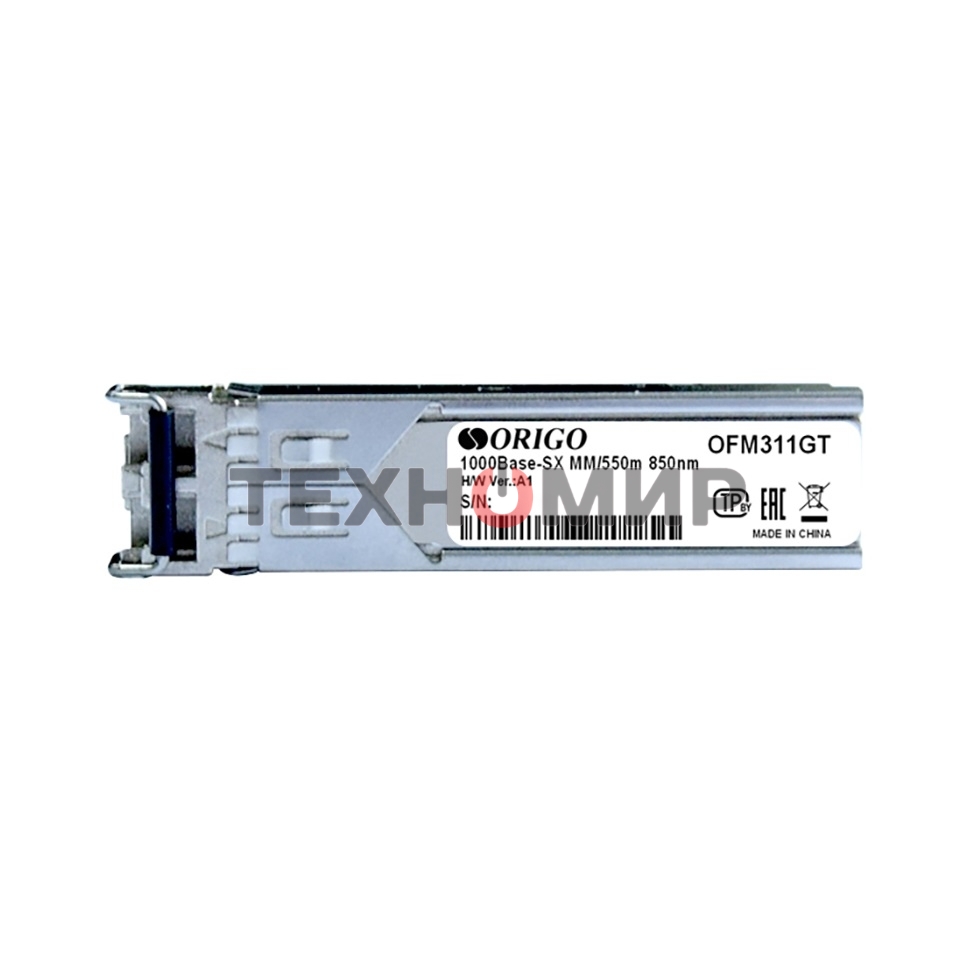 Трансивер Origo OFM311GT, оптич. SFP MM duplex 1 Гбит/с Tx:850нм до 0.55км