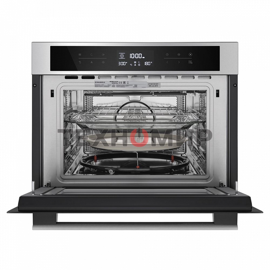 Шкаф духовой электрический с функцией СВЧ Maunfeld MCMO.44.9S, встраиваемый