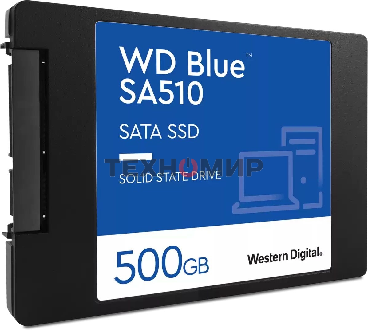 Накопитель SSD WD Blue SA510 WDS500G3B0A, 500GB, SATA III, 2.5