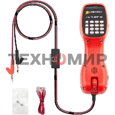 Трубка телефонная Lanmaster LAN-TELESET-100 для тестирования красный