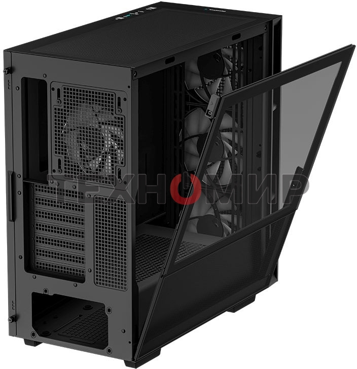 Компьютерный корпус DeepCool CH560 черный (R-CH560-BKAPE4-G-1) (ATX, без БП, 2хUSB, с окном)