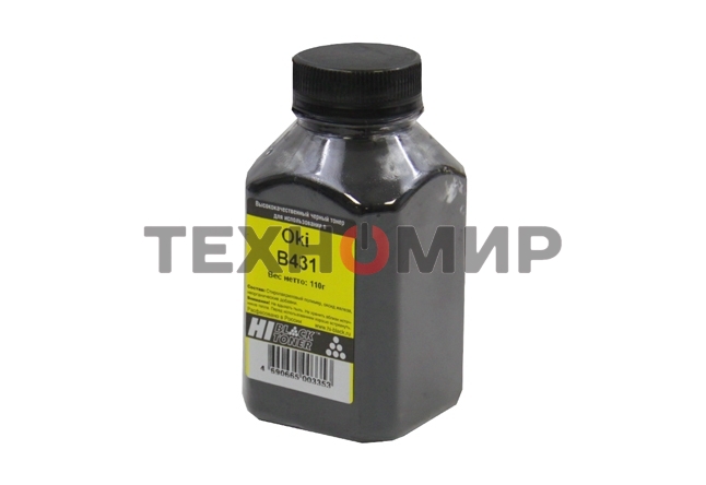 Тонер Oki B431 (Hi-Black), 110 г, банка