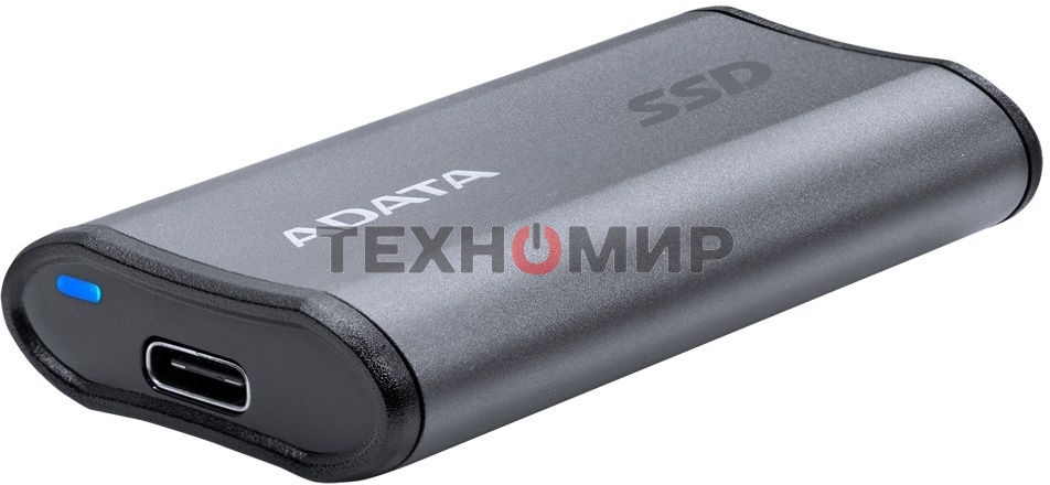 Внешний SSD ADATA Elite SE880, 2TB, USB 3.2 Gen 2x2 Type-C, R/W 2000/2000, серый