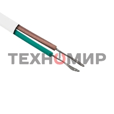 Шнур сетевой Rexant вилка плоская без розетки, кабель 2x0.5 мм², длина 1,8 м., белый