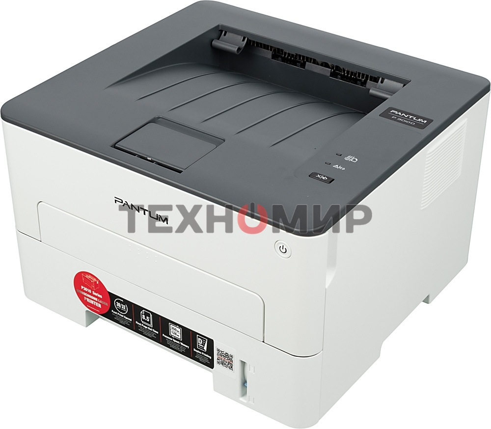Принтер лазерный Pantum P3010D, A4, ч/б, печ. до 30 стр/мин, 1200 х 1200dpi, USB, {проектная модель}