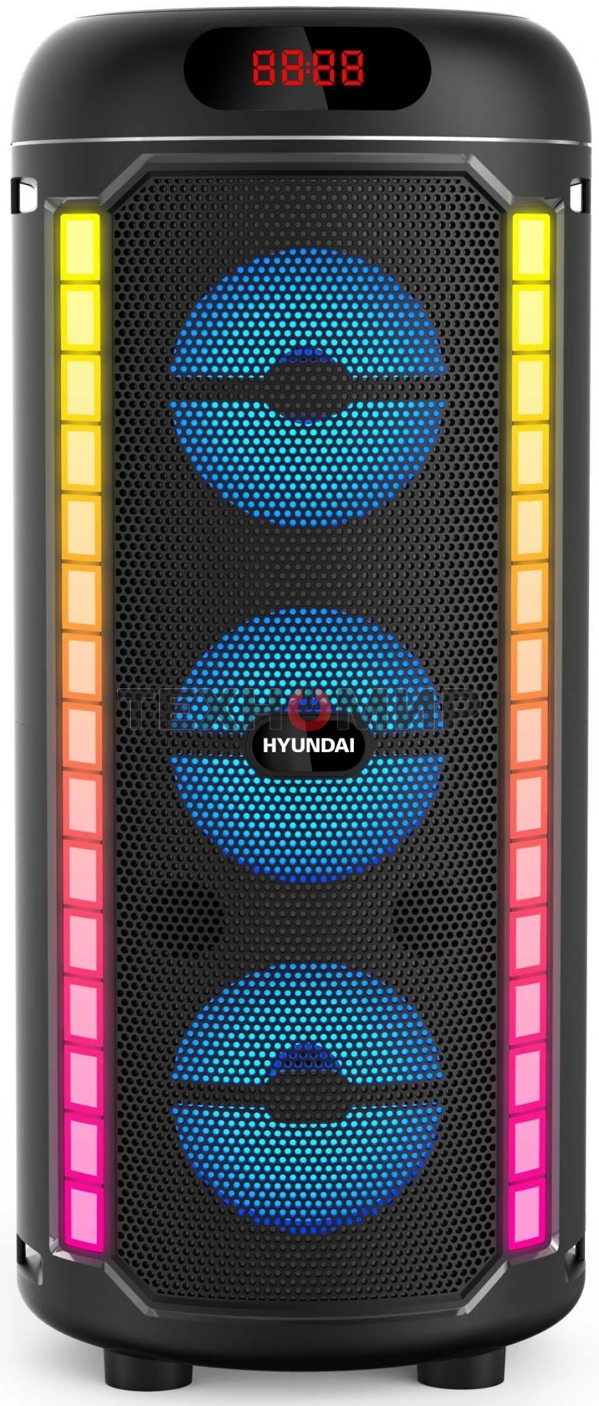 Минисистема Hyundai H-MC1221 черный 15Вт FM USB BT SD/MMC