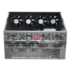 Корпус для майнинга ExeGate EX270771RUS Pro 8-430 (без БП, 2хUSB, 4хfan 120мм, места под: 8 видеокарт, 2 БП)