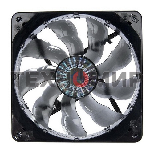 Вентилятор Enermax 12см UCTB12P T.B. Silence PWM 120x120x25, рамка HALO, 500-1500 об/мин, 8-18 дба, 45,04-121,05 м3/ч, адаптер 3P к 4P