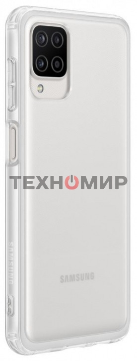 Чехол (клип-кейс) Samsung для Samsung Galaxy A12 Soft Clear Cover прозрачный (EF-QA125TTEGRU)