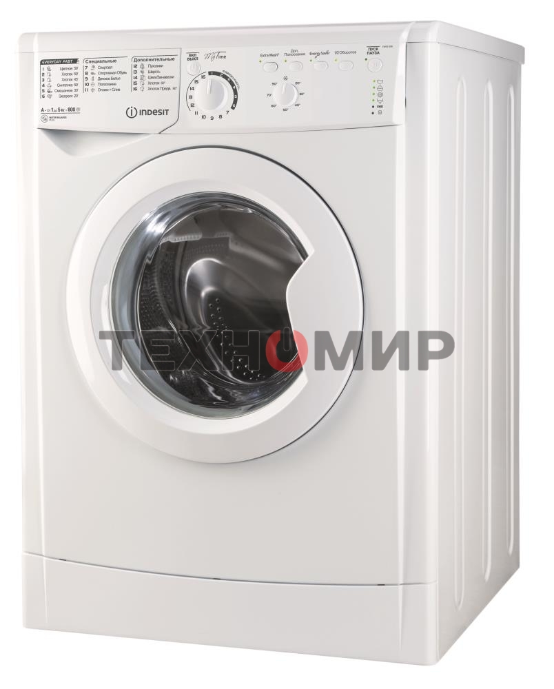 Стиральная машина Indesit EWSB 5085 CIS белый, загрузка фронтальная 5 кг, 800 об/мин., класс: А