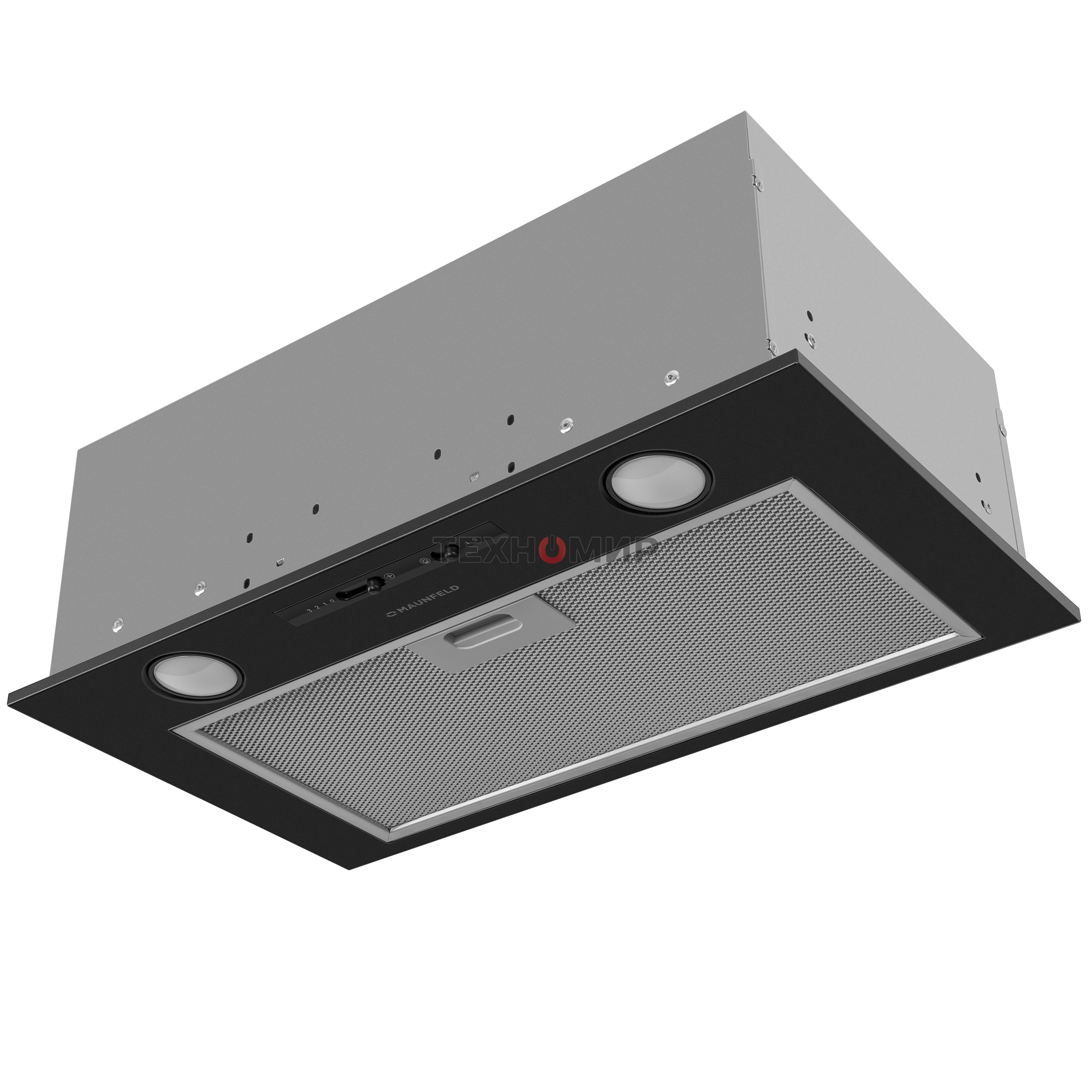 Вытяжка полновстраиваемая Maunfeld Crosby Light 5028, черный, 50 см, 850 куб. м/ч, 55 дБ