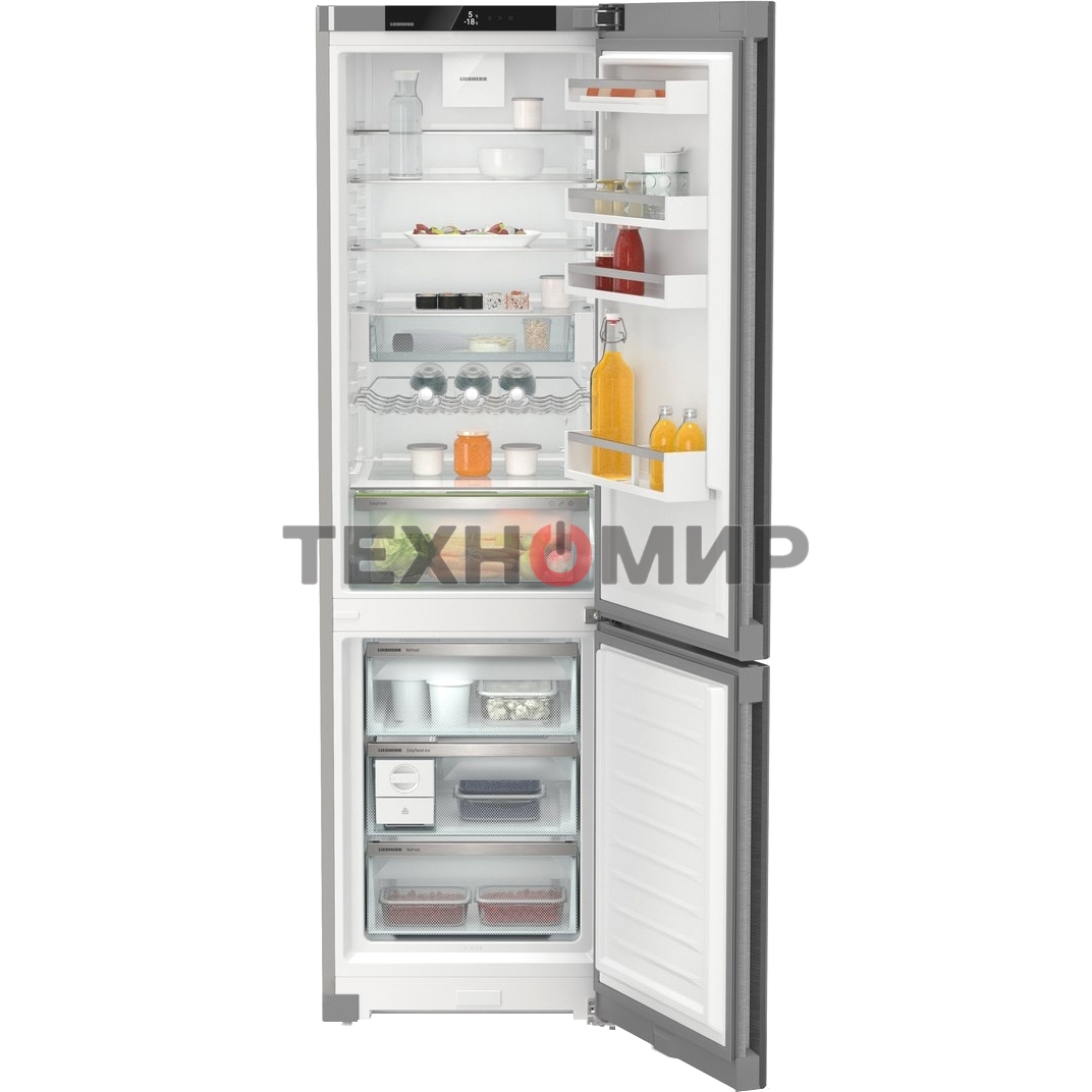 Холодильник Liebherr CNsdb 5723-22 001 нержавеющая сталь двухкамерный 266/94л морозилка снизу
