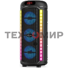 Минисистема Hyundai H-MC1221 черный 15Вт FM USB BT SD/MMC