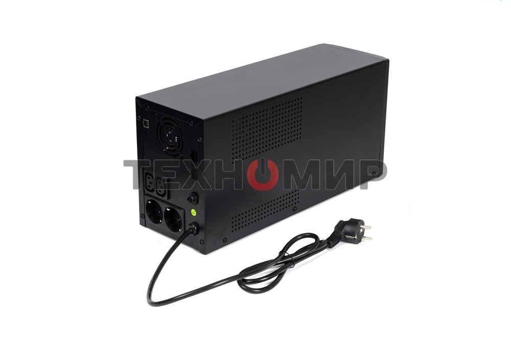 Источник бесперебойного питания SKAT-UPS 3000/1800 1800 Вт, с АКБ 9 А·ч 4 шт, меандр. стабилизация напряжения