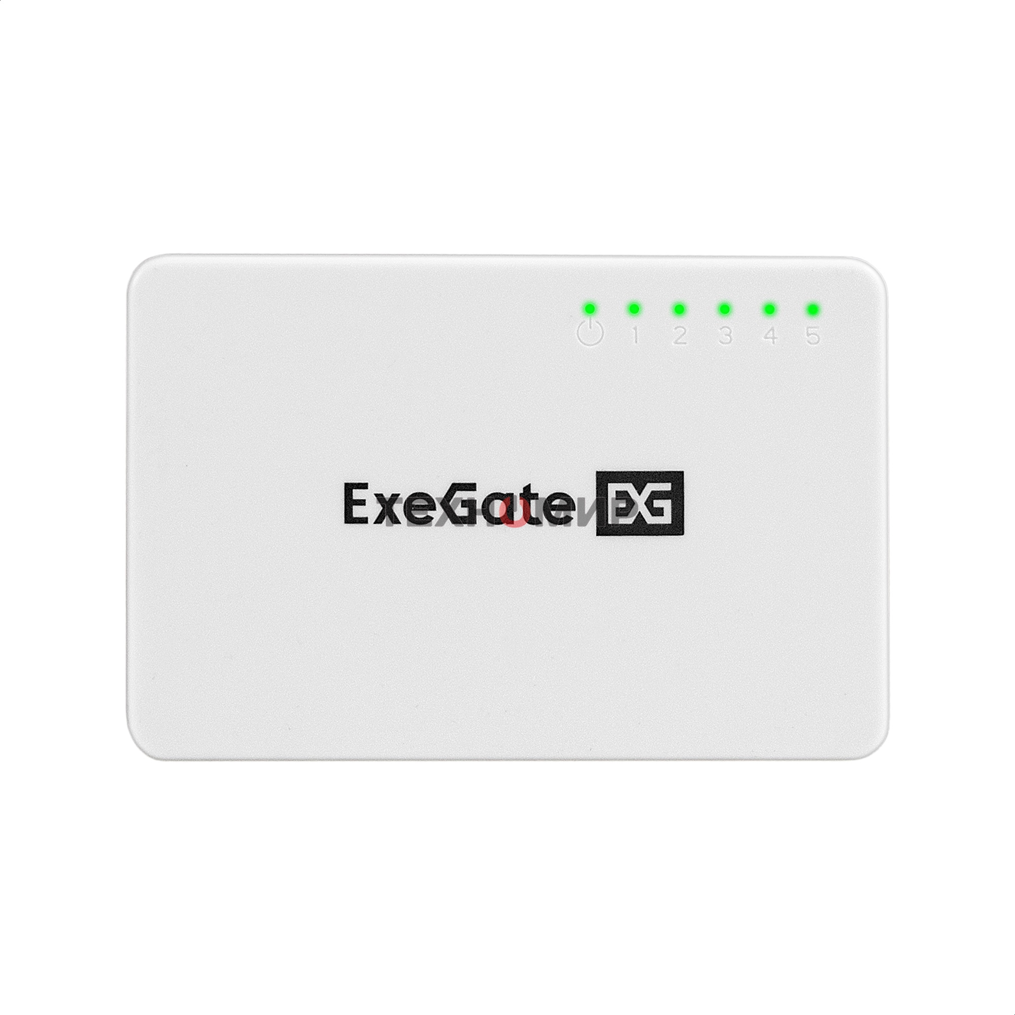 Коммутатор неуправляемый ExeGate EDES-1005C (5-портовый UTP 10/100Mbps, с функцией энергосбережения (Green Ethernet Technology), настольный)