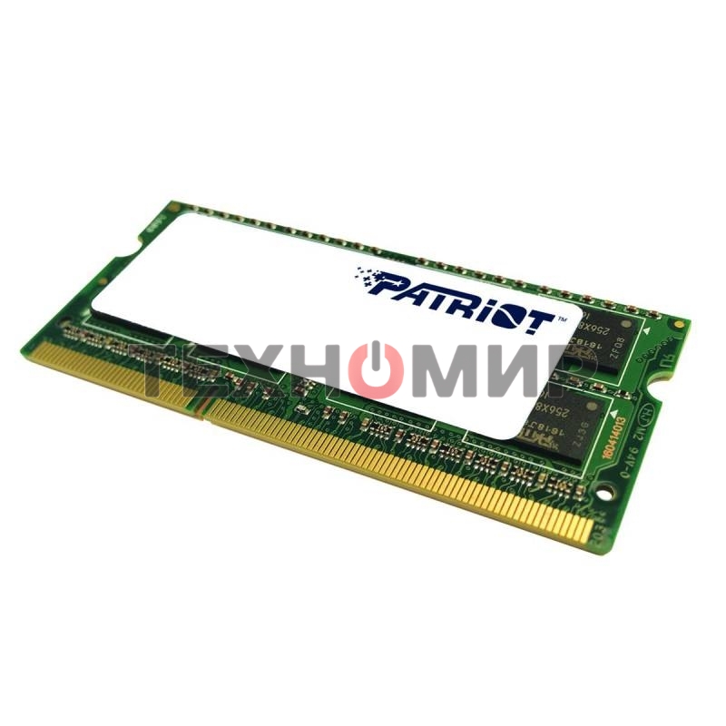 Оперативная память Patriot, DDR3L, 8GB (1x8 GB), 1600 MHz, CL11, SO-DIMM