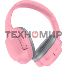 Гарнитура беспроводная Razer Opus X, Quartz, Bluetooth 5.0, ANC, до 40 часов, розовый