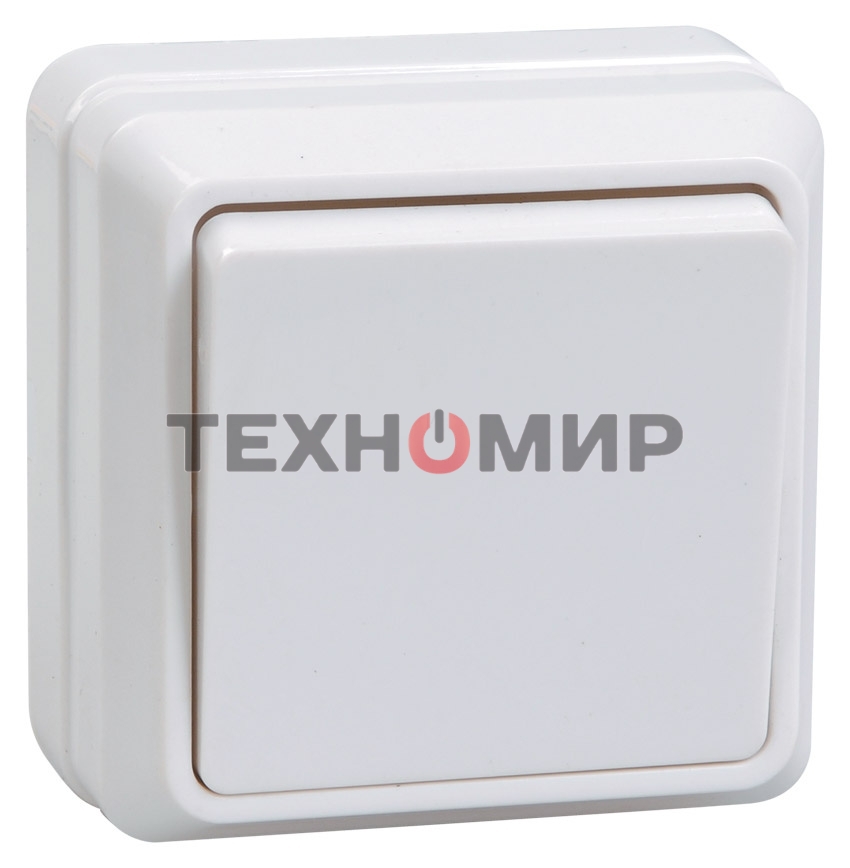 Выключатель IEK EVO10-K01-10-DC ВС20-1-0-ОБ 1кл 10А откр.уст. ОКТАВА (белый)