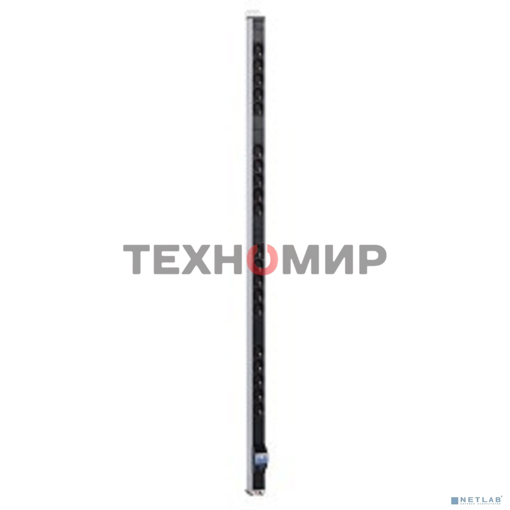 Вертикальный блок розеток Rem-16 с авт. 16А, 20 Shuko, 16A, алюм., 33-48U, колодка