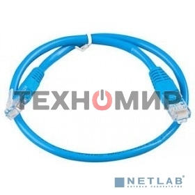Патч-корд UTP cat.5e, 1.5м ExeGate EX241493RUS синий