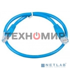 Патч-корд UTP cat.5e, 1.5м ExeGate EX241493RUS синий