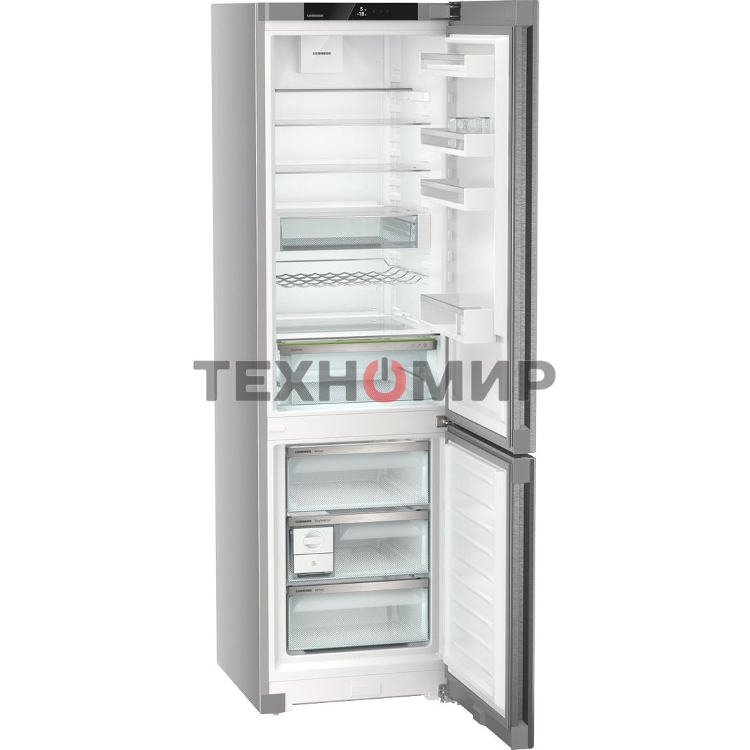 Холодильник Liebherr CNsdb 5723-22 001 нержавеющая сталь двухкамерный 266/94л морозилка снизу