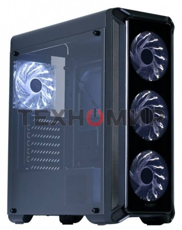 Компьютерный корпус ZALMAN I3, без БП, большое боковое окно, черный,ATX