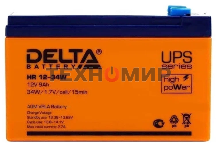 Батарея для ИБП Delta DT 1212 (12V, 12Ah)