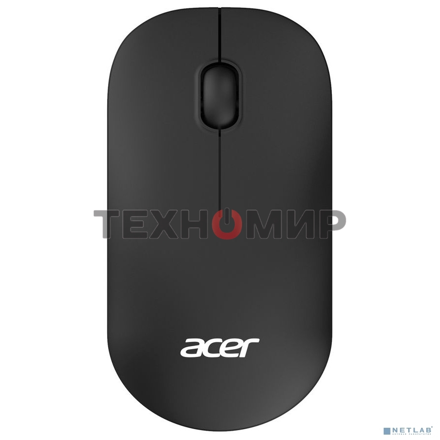 Мышь беспроводная Acer OMR130 черный, 1200 dpi, радиоканал, USB, кнопки - 3