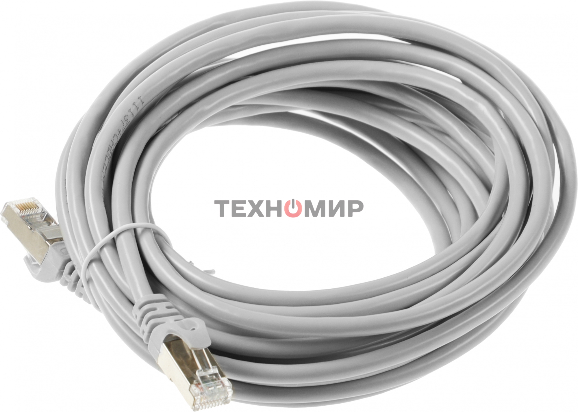 Патч-корд FTP Cablexpert cat.6, 7.5м, литой, многожильный, серый