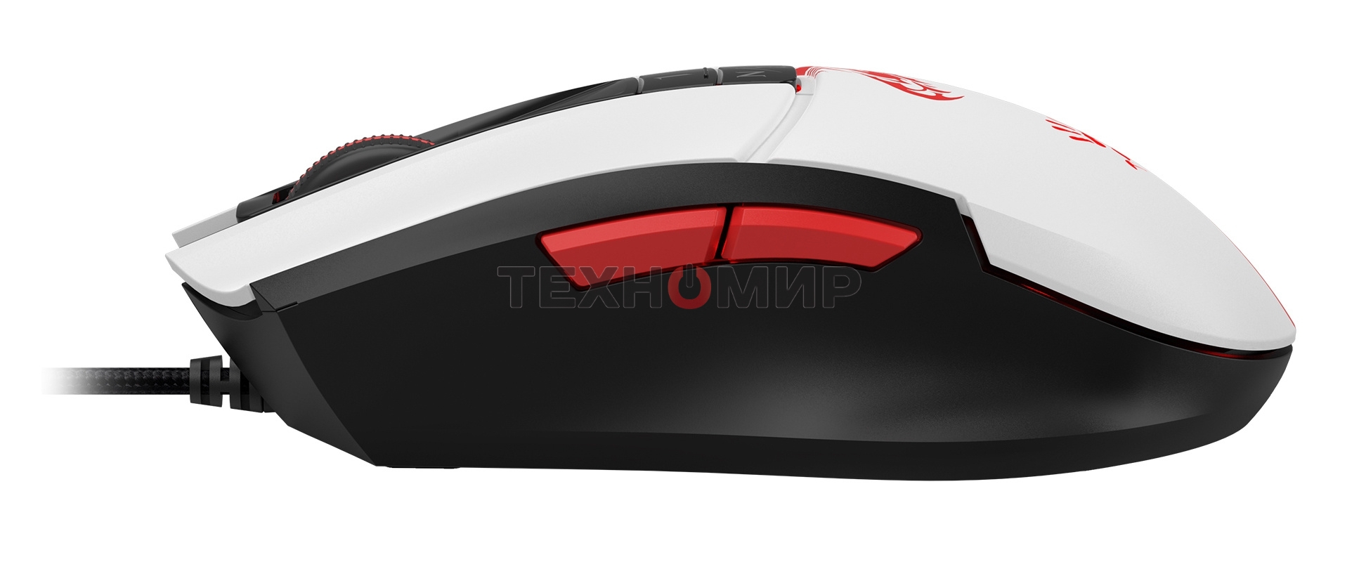 Мышь проводная A4Tech Bloody L65 Max белый, 12000 dpi, USB, кнопки - 7