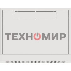 Шкаф коммутационный NTSS Премиум (NTSS-W15U6060GS) настенный 15U 600x600 мм пер. дв. стекл 60 кг серый IP20 сталь