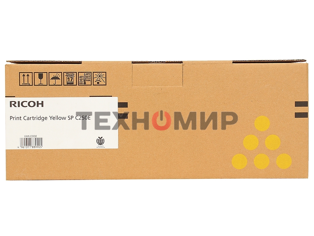 Картридж лазерный Ricoh тип SPC250E желтый для SP C250DN/C250SF 1600 отп.